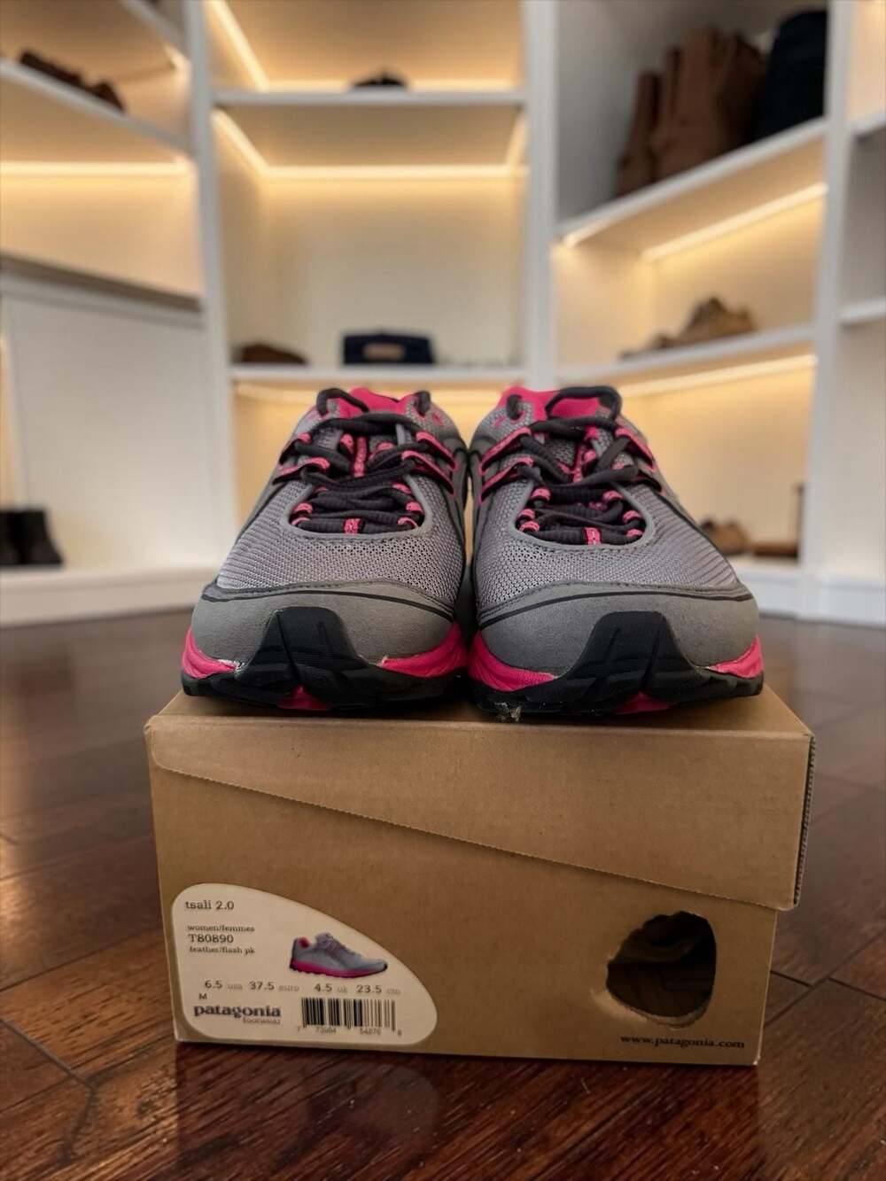 Patagonia Tsali 2.0 Women's Trail Running Shoes - Feather/Flash Pink
